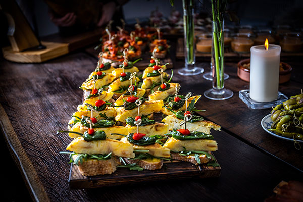 Tapas til studenterfest & studentergilde